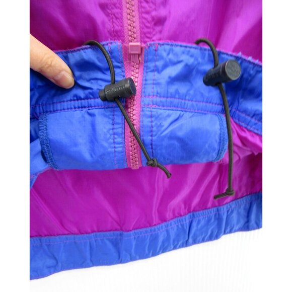 VINTAGE LL Bean Jacket Medium Windbreaker Coat Lightweight 90s Logo - Picture 13 of 14